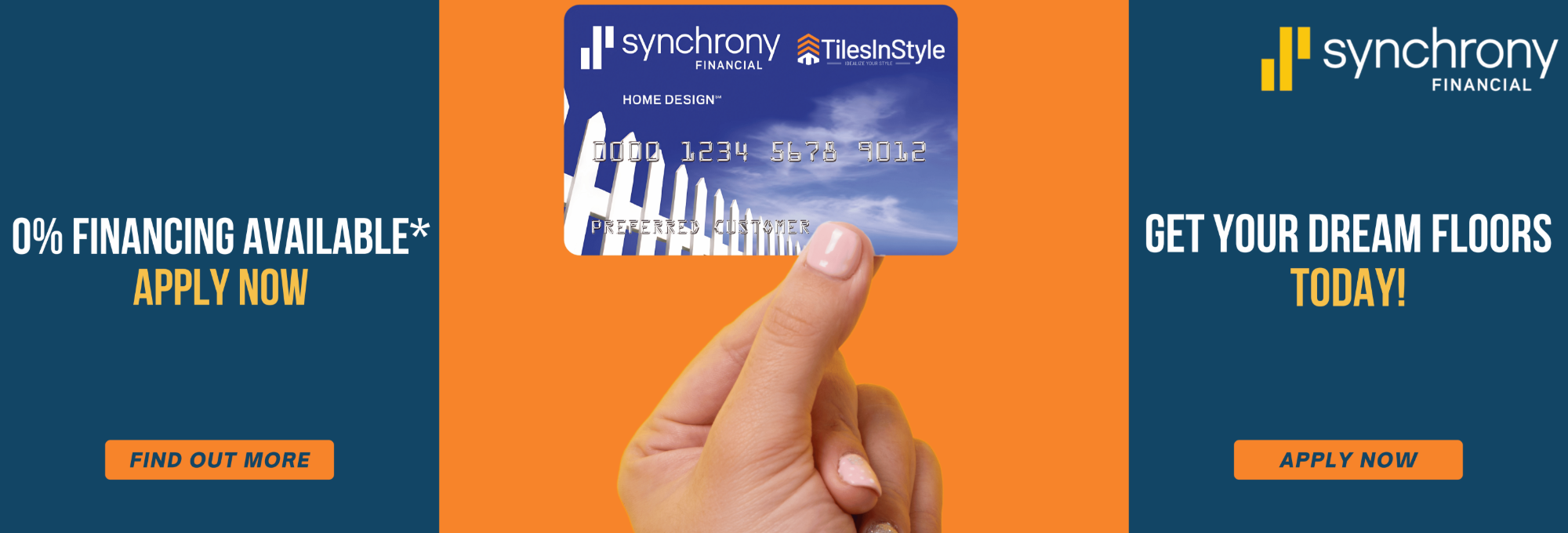 Special Synchrony Financing at Tiles in Style